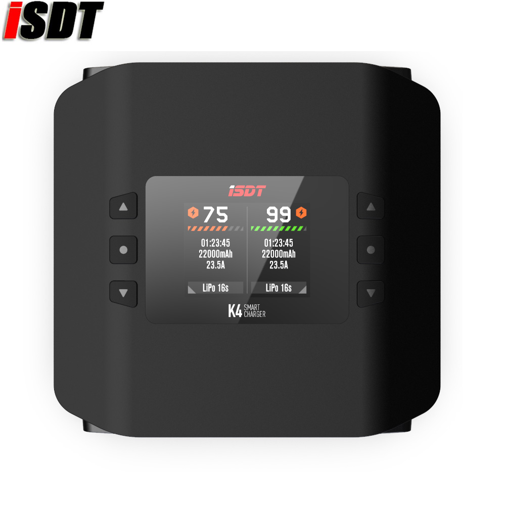 Isdt K4 Dual Lipo Charger - ISDT K4 1~8S Lithium Batterij Slimme