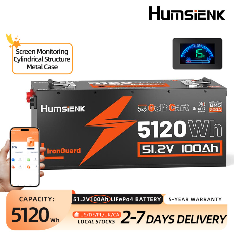 Humsienk LiFePO4 Batterij 48V  - Lifepo4 12V 100Ah Bms Bluetooth recensie en prijs