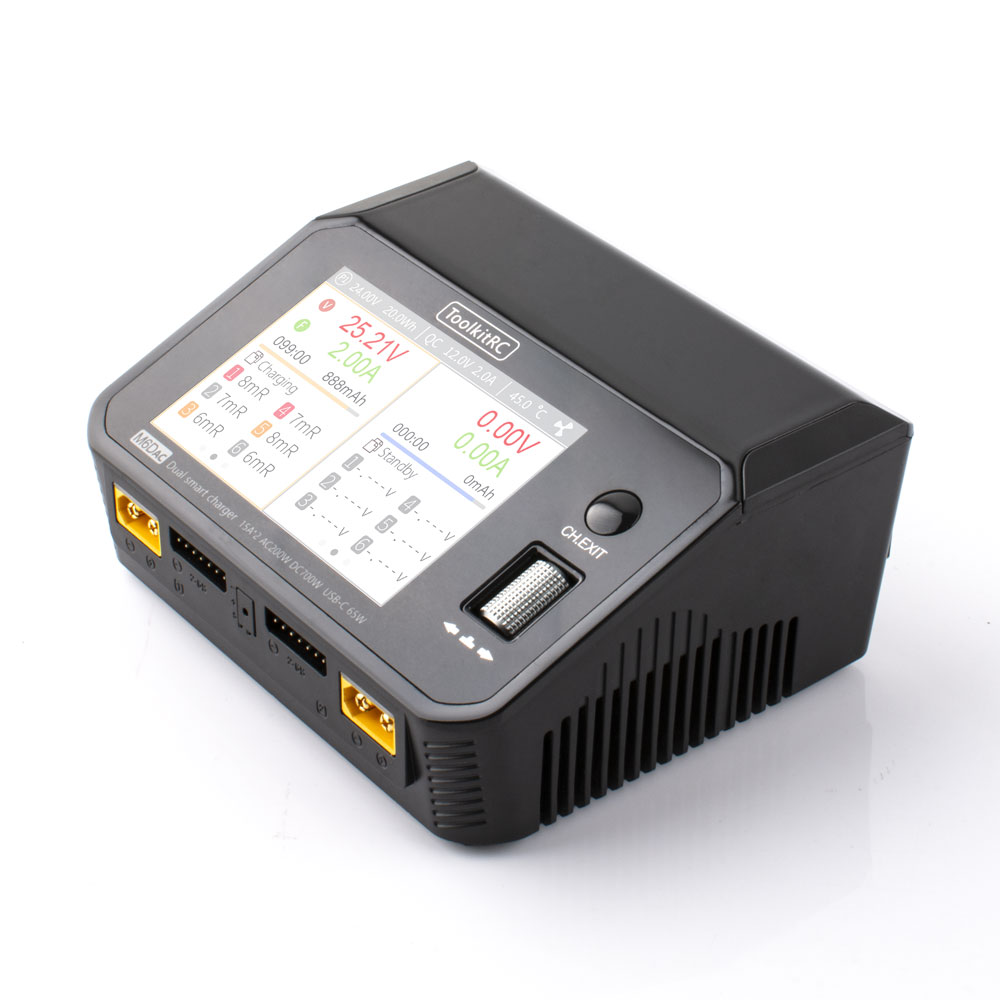 ToolkitRC M6DAC Dual Channel S - Toolkitrc M6Dac Smart Charger recensie en prijs