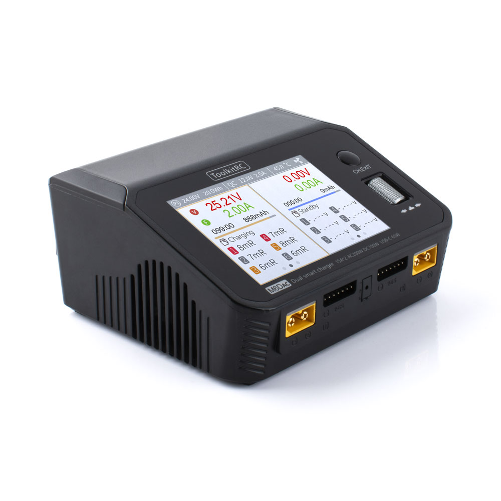 ToolkitRC M6DAC Dual Channel S - Toolkitrc M6Dac Smart Charger recensie en prijs