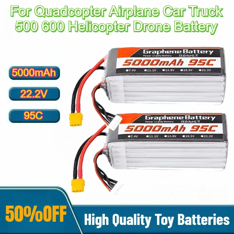 95C 22,2V 6S 5000mAh Lipo-batt - 6S Lipo Battery 22.2V 5000Mah recensie en prijs