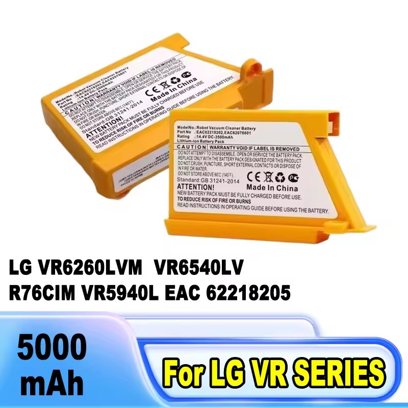 Vacuümbatterij voor LG VR6260L - 4S Lipo Battery 14.8V 6000Mah recensie en prijs