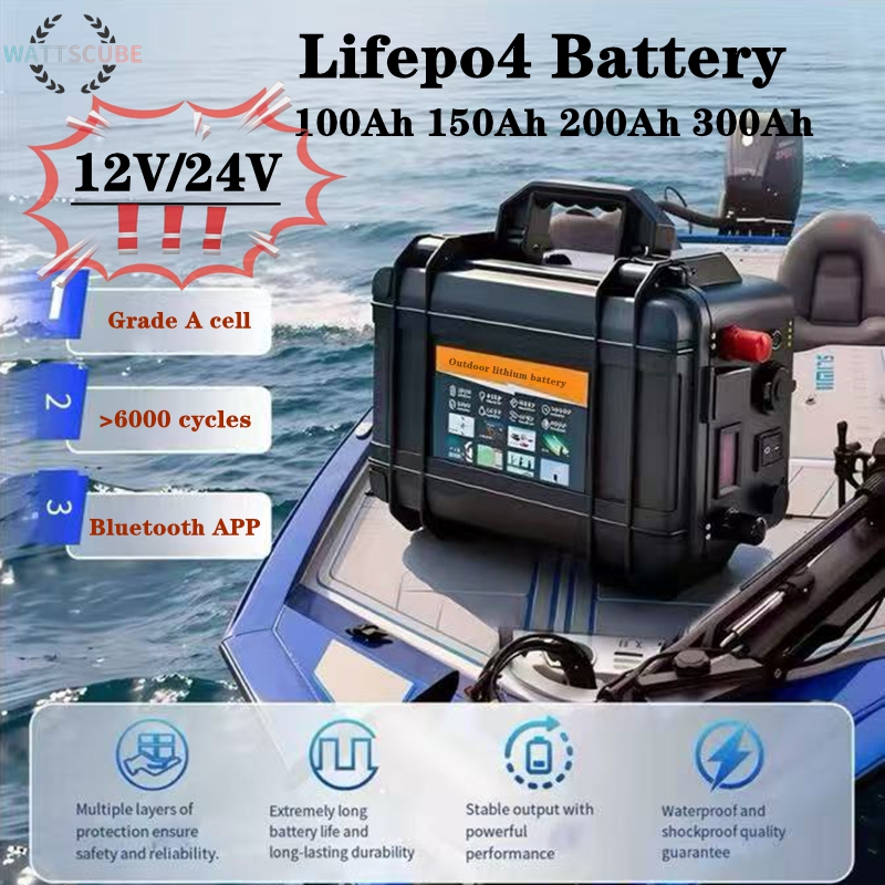 Batterij 12V 24V 100Ah 150Ah 2 - Lifepo4 12V 100Ah Bms Bluetooth recensie en prijs